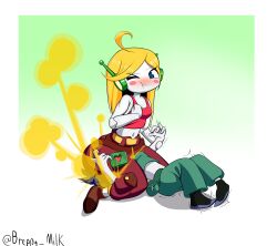 brap breppy_(artist) bubble_butt butt cave_story chibi curly_brace face_fart face_farting face_in_ass face_sitting facefart facefarting facesitting fard fart fart_fetish farting farting_in_face farting_on_another farting_on_face farts fetish gassy humiliation misery_(cave_story) sitting sitting_on_face smell