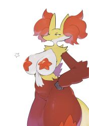 delphox from pokemon by dodudoru