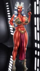 1girls alien alien_girl alien_humanoid athletic athletic_female big_breasts breasts busty curvaceous curvy dia_shala digital_media_(artwork) eyebrows eyelashes eyes female female_focus female_only fit fit_female hips hourglass_figure huge_breasts humanoid large_breasts legs light-skinned_female light_skin lips lucasarts lucasfilm miguel_rivas miguelrivasart orange-skinned_female orange_body orange_skin slave_bikini slave_leia_(cosplay) slave_outfit star_wars thick thick_legs thick_thighs thighs togruta top_heavy upper_body voluptuous waist wide_hips