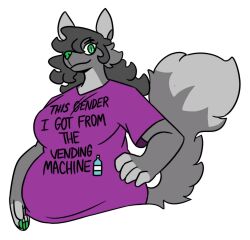 big_breasts breasts female funny_shirt furry nerdyreindeer