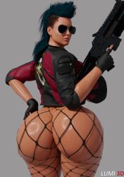 rogue amendiares from cyberpunk 2077 by lumi3d