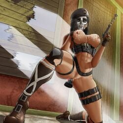 artist_request big_breasts brazilian brazilian_female caveira_(rainbow_six) drone drone(rainbow_six_siege) female insertion military pussy rainbow_six rainbow_six_siege thighs