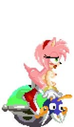 1futa amy_rose anal_sex anthro badnik edit erect_while_penetrated pixel_animation project_x_love_potion_disaster