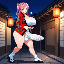 1futa ai_generated ass ass big_ass big_breasts big_butt breasts dead_or_alive erection erection_under_clothes erection_under_loincloth fundoshi fundoshi_futanari fundoshilover101 futanari happi_(clothing) honoka_(doa) huge_ass huge_breasts huge_butt loincloth sarashi