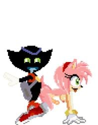 amy_rose anal_penetration edit erect_while_penetrated female futa_penetrated male_penetrating_futa non-human pixel_animation project_x_love_potion_disaster