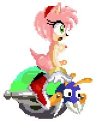 1futa amy_rose anal_sex anthro badnik edit erect_while_penetrated pixel_animation project_x_love_potion_disaster