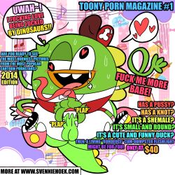 2014 2boys bob_(bubble_bobble) breadwinners bubble_bobble buhdeuce cartoony crossover english_text engrish engrish_text gay genderswap genderswap_(mtf) goofy_ahh humor humor_porn intersex interspecies lmao magazine magazine_cover magazine_front_page male male_only parody parody_porn poor_grammar ranguage rule_63 svenniehoek toony trans_(lore) trans_woman transgender what what_is_happening