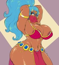 1girls arabian arabian_clothes arms_behind_head arms_up artist_name artist_request ass big_ass big_breasts brawl_stars breasts clothed clothing dancing enormous_ass enormous_breasts female female_focus female_only gold hair hips huge_ass huge_breasts light_blue_hair lighting nipple_piercing nipples nipples_visible_through_clothing pubic_hair pubic_hair_peek pussy request sexy shelly_(brawl_stars) shelly_dancer_(brawl_stars) supercell thick thick_ass thick_legs thick_thighs thighs