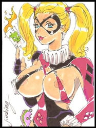 batman_(series) dc female female_only harley_quinn human jimbing solo tagme