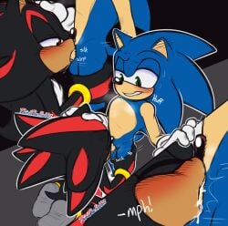 2boys shadow_the_hedgehog sonic_(series) sonic_the_hedgehog sonic_the_hedgehog_(series) tagme thiritherabbit yaoi