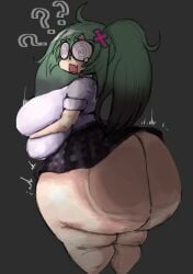 1_anothercat anothercat big_breasts confused_expression confused_face confused_look dumptruck_ass fat_ass hatsune_miku huge_ass huge_breasts massive_ass nerdy_female nerdy_miku