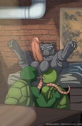 anal gay leonardo licking male mammal master_splinter momorawrr oral raphael rat reptile rimming rodent scalie splinter teenage_mutant_ninja_turtles tongue turtle