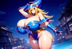 1girls ai_generated big_breasts bimbo blonde_hair blue_eyes breasts cleavage curvaceous curvaceous_female curvy curvy_female curvy_figure dark_magician_girl duel_monster female female_only gigantic_breasts huge_breasts hyper large_breasts light-skinned_female light_skin magical_girl magician_hat massive_breasts minmin short_hair solo solo_female thick_thighs top_heavy top_heavy_breasts venus_body voluptuous voluptuous_female wide_hips yu-gi-oh!