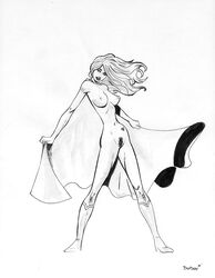 dc keith_dotson monochrome supergirl tagme