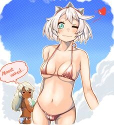 bikini elphelt_valentine guilty_gear guilty_gear_strive ramlethal_valentine sugag tagme