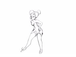 animated dancing disney dress tagme tinker_bell video