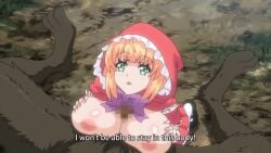 1boy 1girls 720p animated anime_screencap big_bad_wolf big_breasts big_penis boobjob breasts censored clothing cum cum_on_breasts cum_on_face english_text forest fur furry green_eyes hentai humanoid_on_humanoid innocent interspecies little_red_riding_hood longer_than_30_seconds longer_than_3_minutes longer_than_one_minute male/female male_monster monster nipples oblivious otogibanashi_no_onigokko ova paizuri screenshot sexually_ignorant sound subtitled text titjob tricked video webm werewolf wolf wolf_ears wolf_tail yellow_eyes