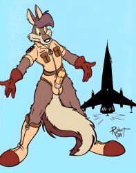 1990s 1994 1male 20th_century casual_exposure digital_media_(artwork) exhibitionism exhibitionist furry furry_only hi_res male_only original original_character pilot rocket uncensored vawlkee wolf