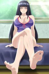 1girls bare_arms bare_legs bare_shoulders barefoot big_breasts blue_hair blush bottomless busty cleavage cute feet feet_up female female_focus female_only foot_fetish foot_focus hi_res high_resolution highres hyuuga_hinata inner_sideboob large_breasts legs legs_crossed light-skinned_female light_skin lingerie long_hair long_legs looking_at_viewer naruto naruto:_the_last naruto_(series) naruto_shippuden pale-skinned_female pale_skin perky_breasts pinup presenting_feet presenting_soles purple_eyes purple_lingerie purple_underwear shounen_jump sitting soles solo solo_female solo_focus thighs toes underwear very_long_hair voluptuous wide_hips zorzero