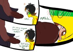 arwyn_(nsfw-lemonfizz) black_hair countryhumans countryhumans_oc male nsfw-lemonfizz short_hair yaoi yellow_body yellow_skin