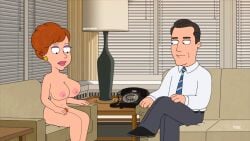 breasts christina_hendricks don_draper edit family_guy guyman806 joan_holloway jon_hamm mad_men