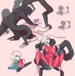 1boy 1girls 2d aftertale alternate_universe animated_skeleton anthro artist_request biting black_body black_tentacles blowjob dreamtale dreamtale_(undertale_fanfiction) dreamtale_au ectobody ectobreasts fan_character fellatio female genderswap_(mtf) geno_sans humanoid male male/female nightmare_sans nightmare_sans_(fan_character) penetration red_body red_breasts rule_63 sans sans_au sans_oc sanscest selfcest sex simple_background skeleton solid_color_background tagme_(artist) tentacle tentacles undertale_(series) undertale_au vaginal vaginal_penetration