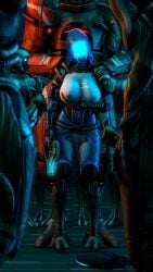 3d geth geth_prime looking_at_viewer mass_effect massive_breasts public quarian