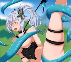 1girls ahe_gao ahe_gao animated animated bondage breasts female genshin_impact ladyendsm long_hair nahida_(genshin_impact) rape tentacle tentacle tentacle_sex thick_thighs