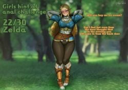 before_anal blonde_hair blue_eyes breath_of_the_wild elf female girls_hint_at_anal_challenge meowlinch princess_zelda the_legend_of_zelda thick_thighs zelda_(breath_of_the_wild)