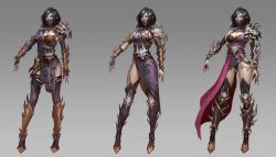 1girls black_hair character_sheet edenian female female_only fully_clothed gold_jewelry jewelry mask masked masked_female mileena mortal_kombat painted_toenails purple_clothing sai_(weapon) sharp_fingernails sharp_nails solo solo_female tarkatan weapon yellow_eyes zero_akuma