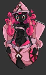 1girls black_skin colored_eyes female female_only humanoid pokémon_(species) pokemon solo tapu_lele