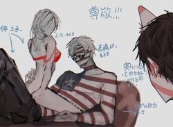 almost_sex anonymous anonymous_female bikini body_hair caught countryhumans countryhumans_girl female_self_insert japanese_empire_(countryhumans) lips shades united_states_of_america_(countryhumans) y/n yoi2104