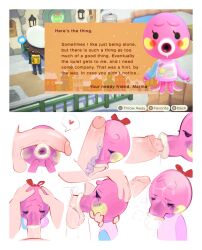 2023 animal_crossing anthro anthro_focus anthro_penetrated ball_suck big_penis bodily_fluids cephalopod coleoid color_edit cum cum_on_face deep_throat duo english_text erection fellatio female female_focus female_on_human female_penetrated gameplay_mechanics genital_fluids genitals half-erect heart hi_res human human_on_anthro human_penetrating human_penetrating_anthro interspecies irrumatio male male/female male_on_anthro male_penetrating male_penetrating_female mammal marina_(animal_crossing) marine mollusk nintendo normal_villager octopodiform octopus oral oral_penetration penetration penile penile_penetration penis penis_in_mouth penis_worship rough_sex round_mouth running_mascara sequence sex solo_focus sucking text vein veiny_penis villager_(animal_crossing) xu53r