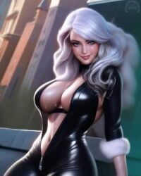 black cat (marvel) from marvel by dizzydreamerai