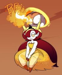 ass big_ass big_butt brap face_fart face_farting facefart facefarting fard fart fart_fetish farting farts fetish gassy hekapoo portal scissors see-through see-through_clothing see-through_dress star_vs_the_forces_of_evil tagme_(artist)