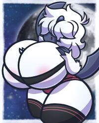 absol anthro anthro_only big_breasts breasts cynthia_(lunarspy) female furry huge_breasts pokémon_(species) pokemon pokemon_(species) princess_jomes tagme thick_thighs wide_hips