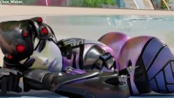 3d amelie_lacroix animated ass beach chun_widow futa_on_female futadom futanari mp4 on_front overwatch overwatch_2 prone_bone shorter_than_one_minute sound tagme twerking video widowmaker zarya