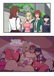 1futa 2koma 3girls aizawa_tomo areolae big_breasts big_penis black_hair blonde_hair bottomless breasts carol_olston cheating clitoris clothed clothing colored colored_nails condom condom_accessories condom_on_penis cucked_by_futa cuckold dialogue english_text erection faceless faceless_character faceless_futanari female filled_condom filled_condoms futa_on_female futadom futanari green_eyes hands_on_legs harem heart-shaped_pupils human instant_loss instant_loss_2koma licking_nipples light-skinned_female light-skinned_futanari light_skin lingerie long_hair middle_finger misuzu_gundou mostly_nude netorare nipples ntr penis pubic_hair pussy red_eyes red_hair safe_sex sex spread_legs string_bra sucking_nipples text thighhighs threesome tie tomboy tomo-chan_wa_onna_no_ko ukaya_masaru_mx uncensored unseen_futa_face used_condom v vaginal_penetration vaginal_sex