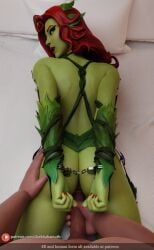 3d batman_(series) completely_naked completely_naked_male completely_nude completely_nude_male darkbahamuth dc dc_comics fortnite fortnite:_battle_royale green-skinned_female green_skin handcuffs pamela_isley poison_ivy poison_ivy_(fortnite) pov vaginal_penetration