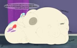 09hankris 2020 absurd_res anthro anthro_pred apology areola ass belly belly_jiggle big_areola big_ass big_belly big_breasts blorp blush bodily_noises breast_imprints breasts burping coco_pommel_(mlp) cutie_mark derived_sound_effect dialogue dialogue_with_sound_effects different_sound_effects digestion_noises digital_media_(artwork) english_text equid equine extended_sound_effect face_imprint female female_pred female_prey fingers friendship_is_magic hand_imprint hand_on_belly hand_on_own_belly hasbro hi_res holding_belly honorific huge_belly huge_breasts huge_butt hyper hyper_ass hyper_belly hyper_breasts immobile imprint jiggling mammal morbidly_obese morbidly_obese_female motion_onomatopoeia muffled my_little_pony name_drop name_in_dialogue name_stutter nipples nude obese obese_female offscreen_character onomatopoeia overweight overweight_female rarity_(mlp) rumbling_stomach sitting solo sound_effect_variant sound_effects speech_bubble stuttering talking_to_another talking_to_prey text translucent_speech_bubble vore