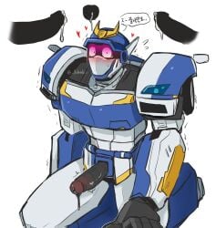 black_penis blue_cop gangbang gay metal_cardbot non-human police robot robot_focus