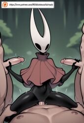 ai_generated gangbang hollow_knight hornet_(hollow_knight) willainukeusallalready
