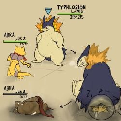 1:1 abra angry anthro ass austrum blue_body blue_fur bodily_fluids closed_eyes death disposal dominant dominant_male duo facesitting fart fart_cloud fart_fetish farting_in_mouth farting_on_another farting_on_face feces fur generation_1_pokemon generation_2_pokemon hands_on_hips kerchief male male/male musk nintendo nose_to_anus overweight overweight_male pokemon pokemon_(species) puffed_cheeks questionable_consent red_eyes sequence sitting_on_another smothering sniffing straining sweat tears typhlosion