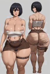 mikasa ackerman from attack on titan by taiga20