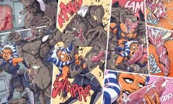 1boy 1girls 2025 ahsoka_tano alien alien_humanoid animal_genitalia animal_penis anthro areola ass balls bodily_fluids boots breasts butt_slap canid canine canine_genitalia canine_penis canis chains clothing collar constricted_pupils cuff_(restraint) cunnilingus duo eyelashes facial_markings female fingerless_gloves footwear genitals gloves green_eyes handwear head_markings hi_res humanoid inner_ear_fluff innie_pussy interspecies knot larger_male lekku_(anatomy) licking male male/female mammal markings mythological_canine mythological_creature mythology nipples onomatopoeia open_mouth oral orange_body orange_skin penile penis penis_lick pupils pussy restraints saliva seepingooze sharp_teeth sheath shoes size_difference slap small_pupils smile sound_effects star_wars taunting teeth text togruta tongue tongue_out torn_clothing tuft vaginal_penetration werecanid werecanine werecreature werewolf wolf