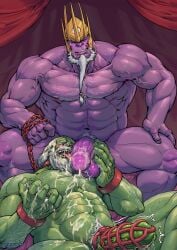 2boys abs bara beard beralin berububs big_muscles big_penis chastity_cage chastity_device cock cock_worship collar cum_on_body cumming dilf ejaculation erect_penis erection excessive_cum gay gay_domination gay_sex huge_cock huge_muscles hulk large_penis leash leash_and_collar licking licking_penis male male/male male_only marvel muscular muscular_male old old_male oral oral_sex pec_grab pecs purple_body purple_skin saliva sex_slave slave sloppy sloppy_blowjob thanos thick_penis veiny_muscles veiny_penis yaoi