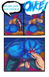 chaca-unit-5 gay grabbing_ass grabbing_butt male male/male male_only squeezing_ass squeezing_butt you_may_spank_it_once_(meme)