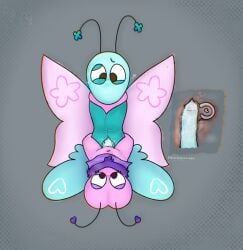 1boy 1girls antennae antennae_(anatomy) anthro anthro_on_anthro artist_name blue_body blush bodily_fluids brother brother_and_sister butterfly cock dandy's_world dick digital_drawing_(artwork) digital_media_(artwork) f/m felixmcfurry female female_on_male flutter_(dandy's_world) flyte_(dandy's_world) genitalia genitals incest incest_(lore) insect_wings insects inside_view intercourse laying_down laying_on_back lidded_eyes m/f male male_on_female no_humans no_mouth old_art on_back penetration penis penis_in_pussy pink_body png pussy roblox roblox_game sex siblings signature sister sister_and_brother size_difference straight straight_sex vaginal_penetration vaginal_sex wings x-ray