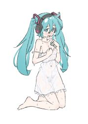 hatsune miku from vocaloid by truffleduster