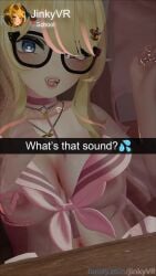 1girls 3d abs accessories accessory animated athletic athletic_female bangs belly_button big_breasts blonde_female blonde_hair blonde_hair_female blue_eyes blush bouncing_breasts breasts bunny_girl clipping curvaceous curvy curvy_body curvy_female curvy_figure desk dildo dildo_in_pussy dildo_insertion dildo_penetration dildo_sitting earring earrings english_voice_acting exposed_pussy fangs fansly female fingers fit fit_female front_view functionally_nude glasses heart-shaped_pupils heart_eyes huge_breasts humanoid jewelry jinkyvr knees legs light light-skinned_female light_skin looking_at_viewer messy messy_hair necklace no_bra pale-skinned_female pale_skin piercing piercings pubic_tattoo pussy pussy_exposed riding_dildo see-through see-through_clothing shiny shiny_body shiny_skin short_girl shorter_than_30_seconds showing_off sitting sitting_on_dildo smaller_female solo solo_female solo_focus sound tagme tattoo tattoos text thick_thighs thighs uncensored undressed up_close video virtual_reality virtual_youtuber voice_acted voluptuous vrchat vrchat_avatar vrchat_media vrchat_model watermark white_sclera womb_tattoo